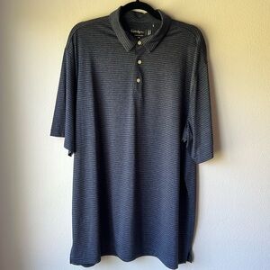 NWOT Walter Hagen Striped Polo Shirt Size XXL